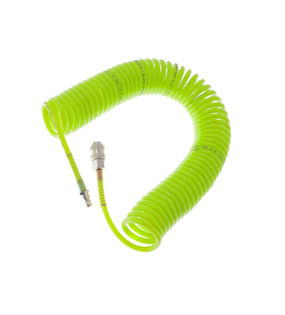 Tuyau spiralé PU 5x8 mm, longueur de 10m