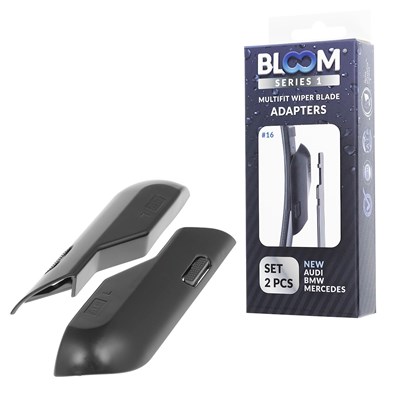 Adaptery #16 do piór wycieraczek bezszkieletowych BLOOM M10, 2 szt.