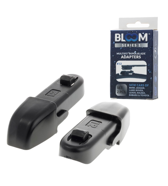 Adapter #12 für BLOOM M10 flache Wischerblätter, 2 Stk