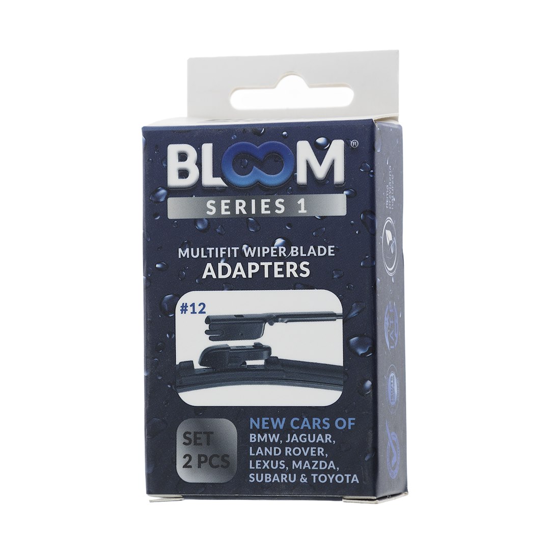 Adapters # 12 for BLOOM  M10 flat wiper blades, 2 pcs