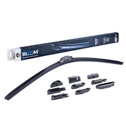 Pióro wycieraczki BLOOM M10 630 mm / 25  bezszkieletowe, 10 adapterów