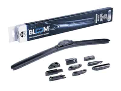 Pióro wycieraczki BLOOM M10 450 mm / 18  bezszkieletowe, 10 adapterów