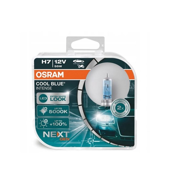 Bulbs OSRAM  H7 12V 55W PX26d Cool Blue Intense 4200K XenonLook + 20%, 2 pcs