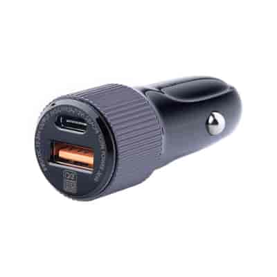 WAYME Chargeur 12/24V, 36W USB-C PD + QC3.0