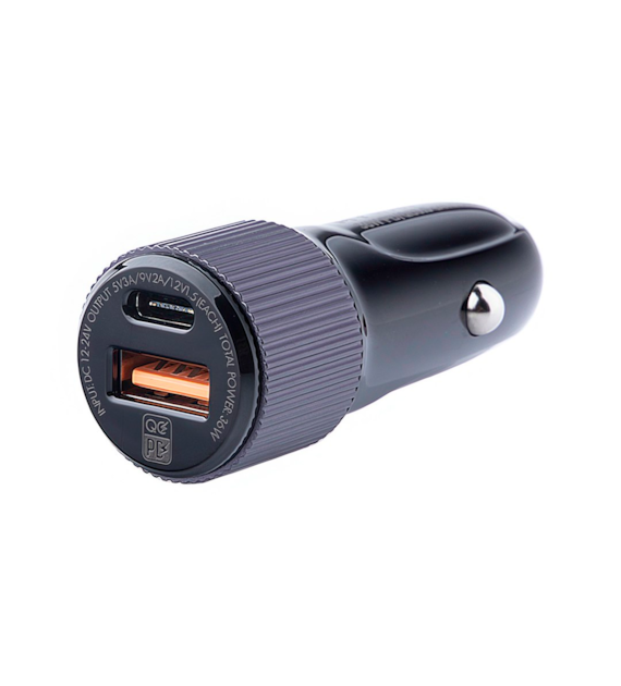 WAYME Chargeur 12/24V, 36W USB-C PD + QC3.0