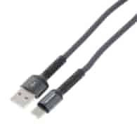 WAYME Charging & synchronisation cable , braided microfiber, 200 cm, USB> USB-C