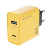 WAYME USB mains charger max 18W + USB-C max 65W GaN