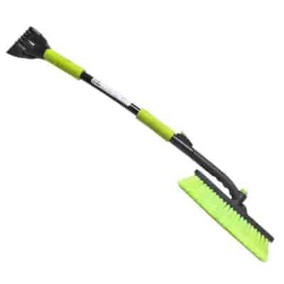 Szczotko-skrobaczka teleskopowa 90 - 125 cm, obrotowa szczotka, miękki uchwyt