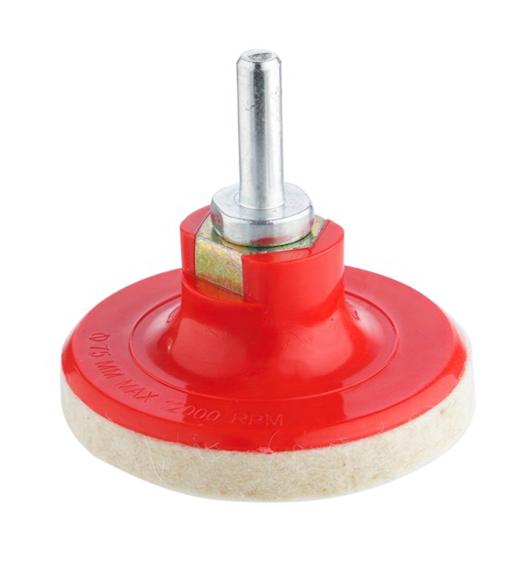 Filc polerski FI 75 mm x 10 mm, adapter M14