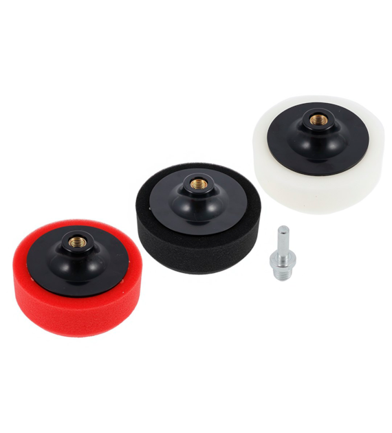 Gąbki polerskie 3 w 1 + adapter