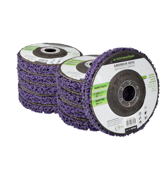 Dysk ścierny z włókniny do usuwania rdzy, FI 125 mm x 15 mm, heavy duty