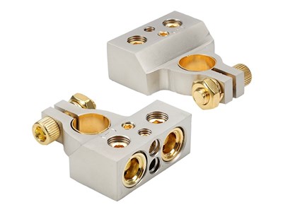 Multi-connector battery clamps 12-72V, max 500A