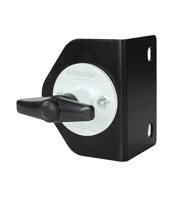 Battery switch with mounting bracket, max 300A