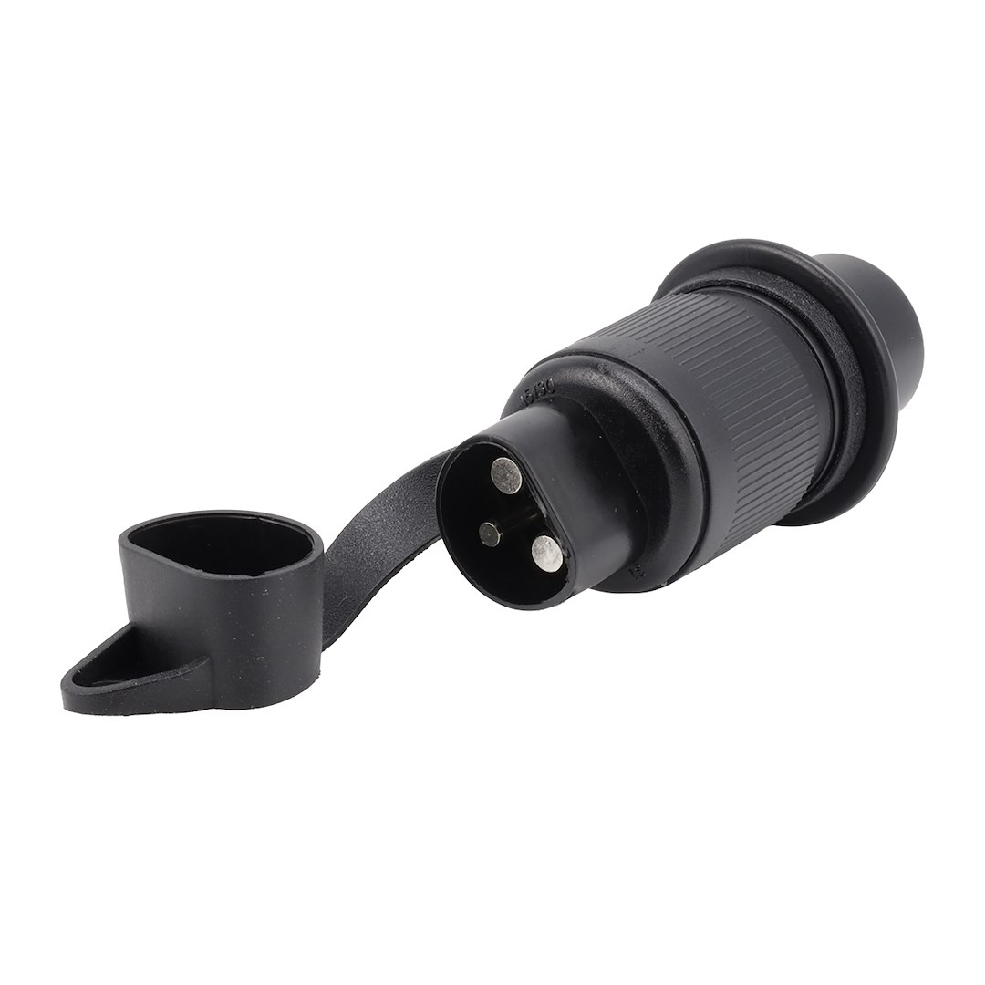 3 PIN trailer socket plug, plastic, loose