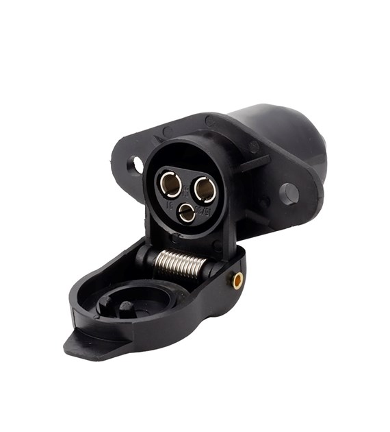 Adaptateur de prise de  remorque, 3 pôles, en vrac, en plastique