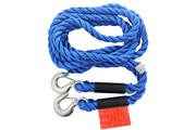 Tow rope up to 5000 kg GVW, braided, with hooks, 5 m, Heavy Duty