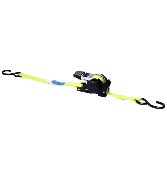 Sangle d'arrimage avec enrouleur automatique, 25 mm, 680 daN, 3,6 m