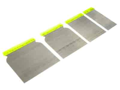 Metal spatulas, 4 pcs