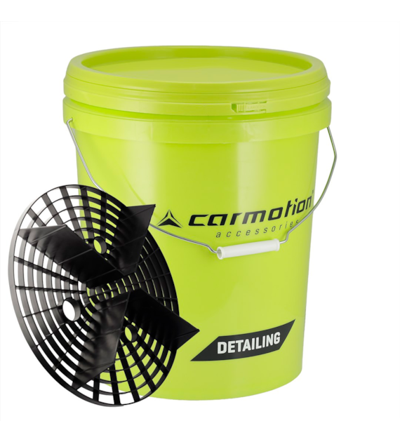 Wiadro detailingowe z separatorem brudu, 20 L