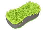 Soft microfiber sponge, mesh and fine chenille, 23x12x6 cm