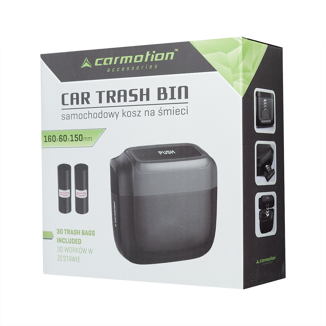 Car trash bin with bags, 1 L