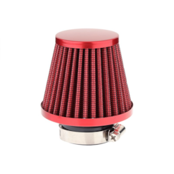 Filtre à air conique 74x62x51 mm, rouge