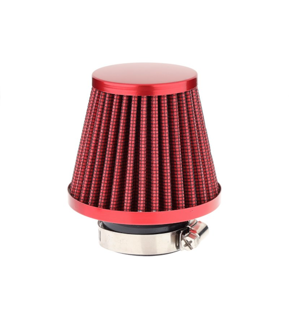 Filtre à air conique 74x62x51 mm, rouge