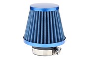 Conical air filter 74x62x51 mm, blue