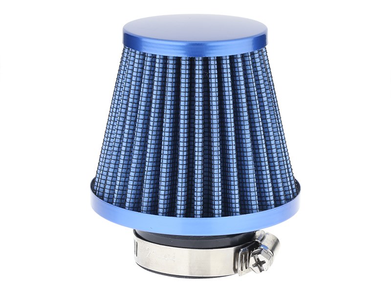 Konischer Luftfilter 74x62x51 mm, blau