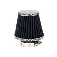 Conical air filter 74x62x51 mm, black/carbon