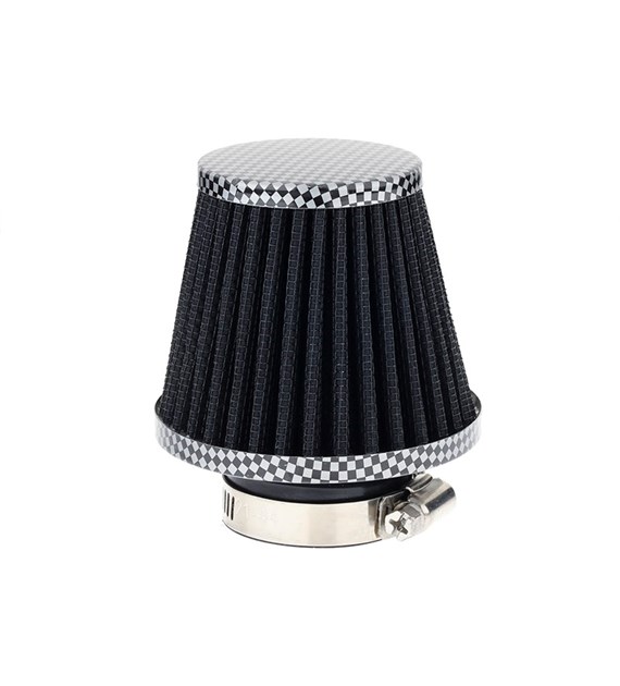 Conical air filter 74x62x51 mm, black/carbon