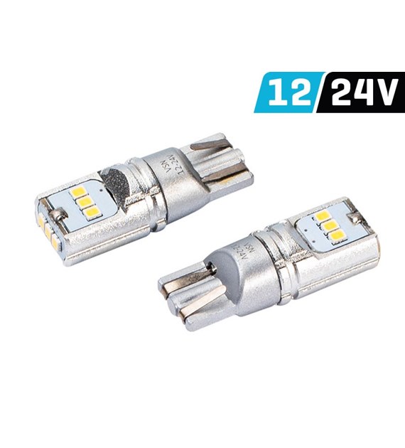 Glühlampe VISION W5W (T10) 12/24V 9x 2016 SMD LED, CANBUS, weiß, 2 Stk