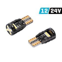 Żarówka VISION W5W (T10) 12/24V 12x 2016 SMD LED, CANBUS, biała, 2 szt.