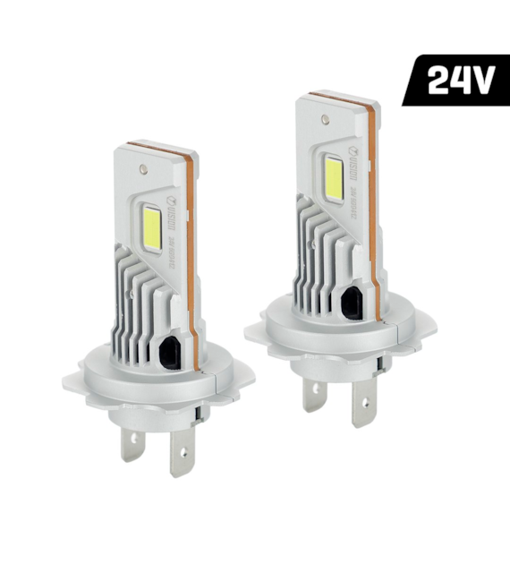 Żarówki VISION LED retrofit H7/H18 HL 24V 35W 4200 lm 6000K, CANBUS, 2 szt.