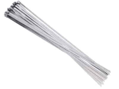 Attache-câbles en acier inoxydable, 4,6x300 mm, 25 pcs