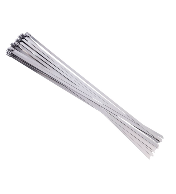 Attache-câbles en acier inoxydable, 4,6x300 mm, 25 pcs