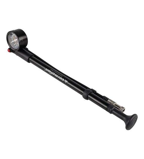 Pompe à main haute pression pour amortisseur, avec manomètre, max 28 BAR / 400 PSI