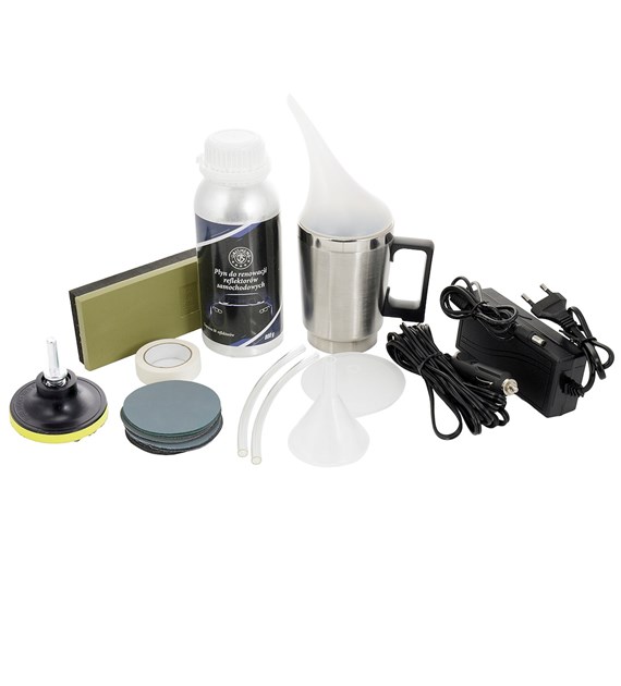 Zestaw do renowacji reflektorów, 27 elementów