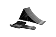 Wheel chock 22x9x12.3 cm, max 1500 kg, with hanger, DIN 76051-D53