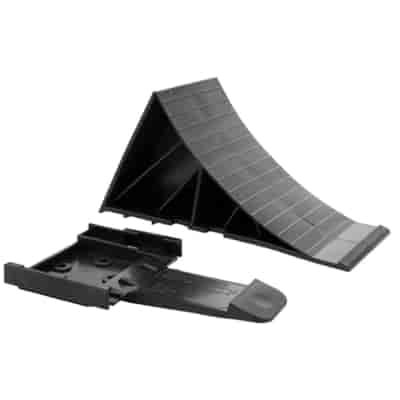 Wheel chock 22x9x12.3 cm, max 1500 kg, with hanger, DIN 76051-D53
