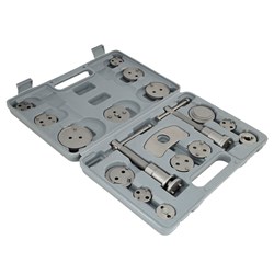 Brake piston tool set, 18 pcs