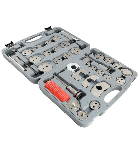 Zestaw do wyciskania tłoczków hamulcowych, 35 elementów