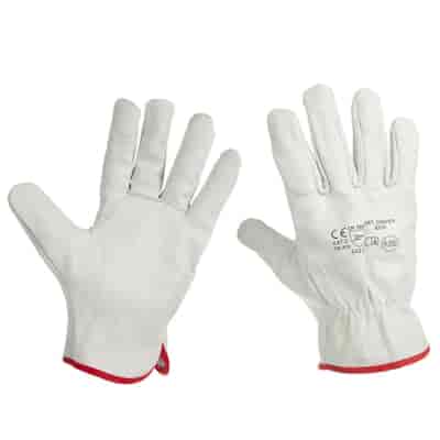 Passende Handschuhe aus Ziegenleder, 10