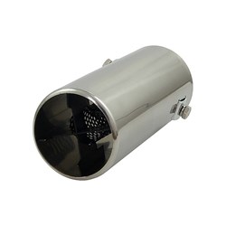 Round exhaust pipe tip, diam. 65mm