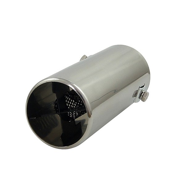 Round exhaust pipe tip, diam. 65mm