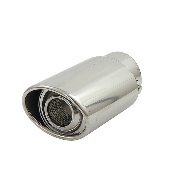 Oval exhaust pipe tip