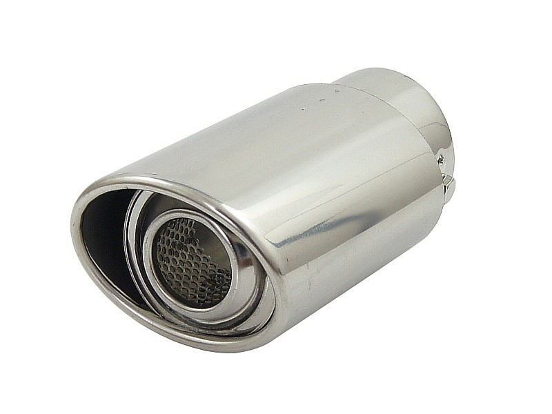 Oval exhaust pipe tip