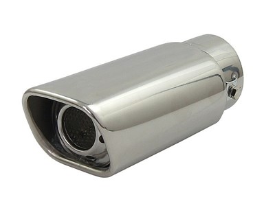Square exhaust pipe tip