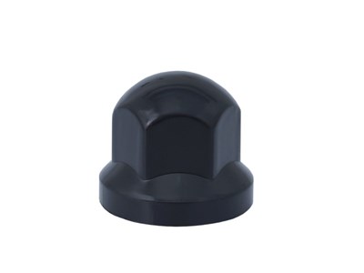 Wheel pin cover S-32, black, low, 10 pcs 