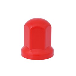 Cache-écrou de roue S-32, rouge, haut, 10 pcs